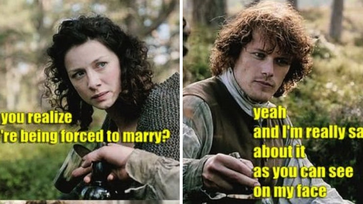 Outlander: 14 Jamie And Claire Memes That Are Too Hilarious For Words, image size:1200x675