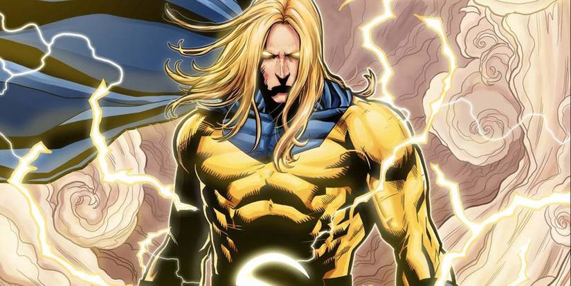 10 Best Superman Copycats and Knockoffs Introduced Since 2000 1 Sentry with lightning surrounding him in Marvel Comics.