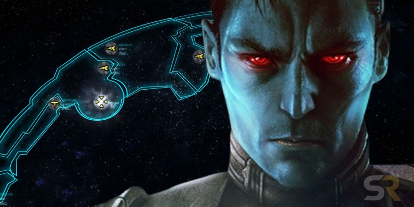 Mapa de regiões Thrawn e desconhecidas.