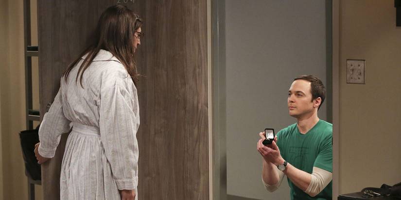 Sheldon proposes to Amy in The Big Bang Theory