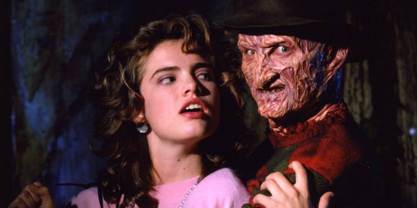 A Nightmare on Elm Street promo with Freddy and Nancy.