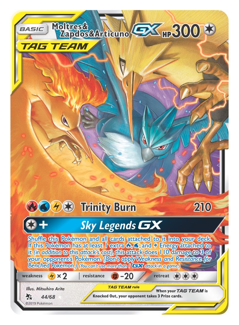 Pokémon TCG Hidden Fates Expansion Introduces Tag Team Trio