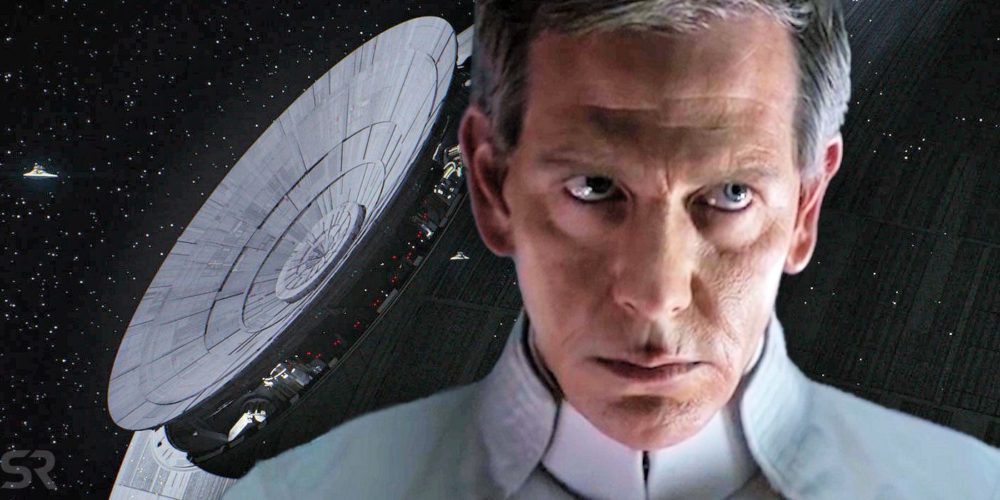 Orson Krennic and the Death Star in Star Wars Rogue One