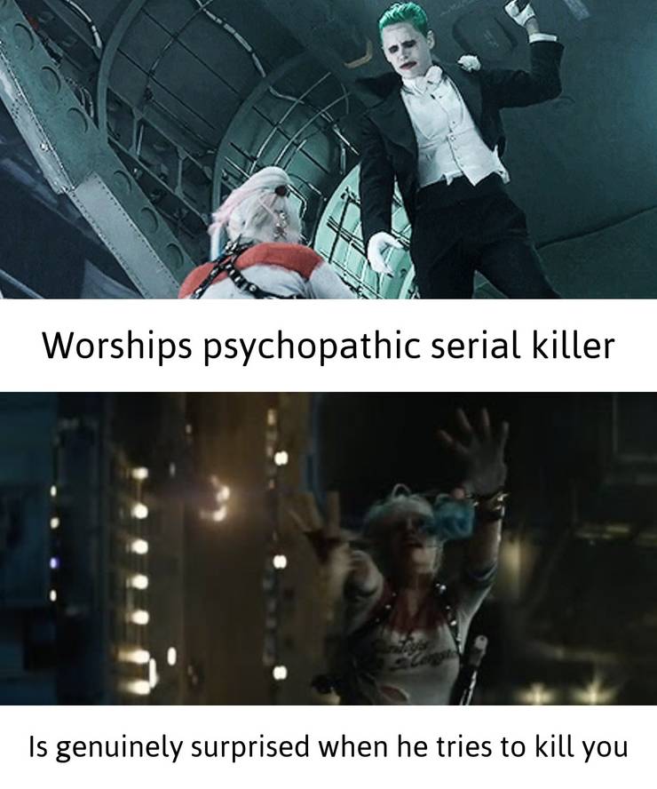Memes Of Everyone S Favorite Insane Anti Hero Harley Quinn Hiding That Crazy Memes Memes Of Everyone S Favorite Insane Anti Hero Harley Quinn Hiding That Crazy Memes