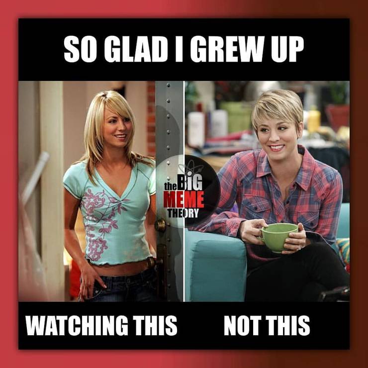 Times when Kaley Cuoco from The Big Bang Theory was a meme