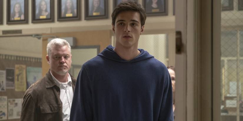 Nat and Cal Jacobs at the high school in Euphoria