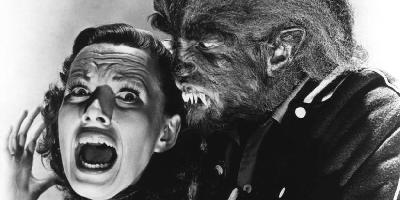 The Teenage Werewolf attacks a woman from I Was A Teenage Werewolf