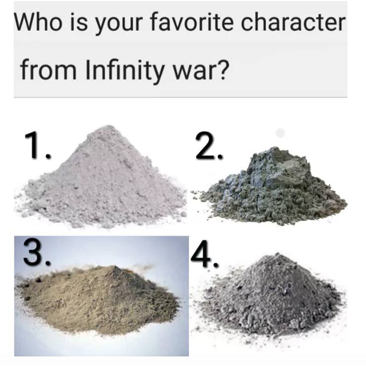 mcu meme snap fav character