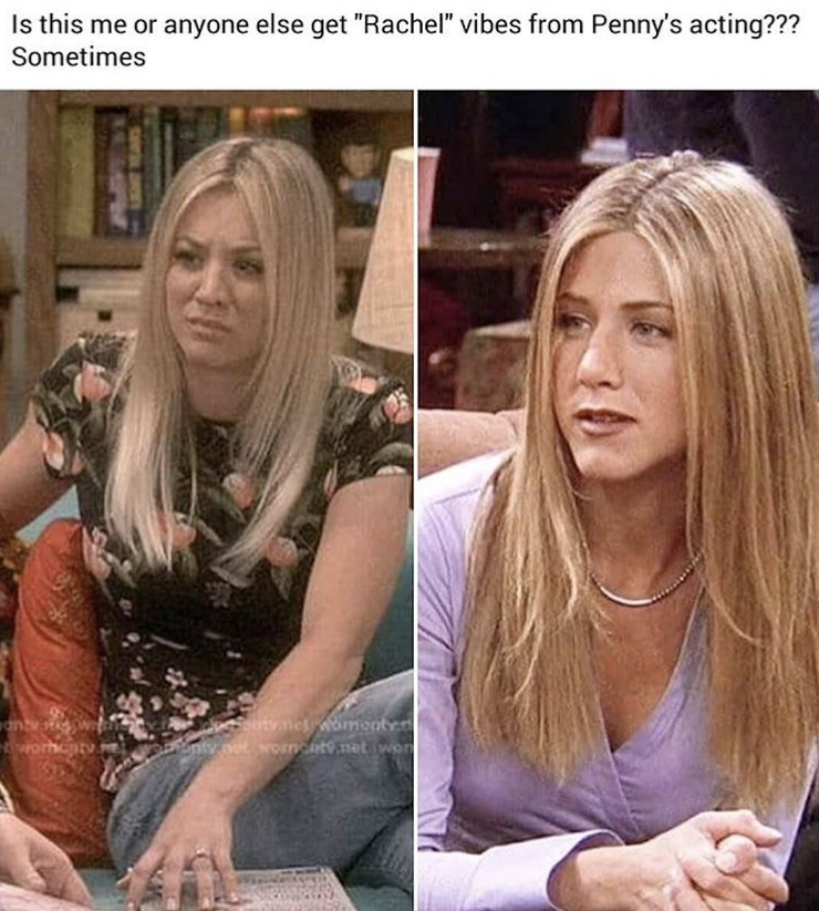 Times when Kaley Cuoco from The Big Bang Theory was a meme