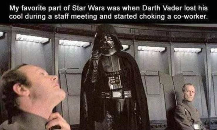 Star Wars 10 Hysterical Darth Vader Memes That Are Too Funny Star Wars 10 Hysterical Darth Vader Memes That Are Too Funny