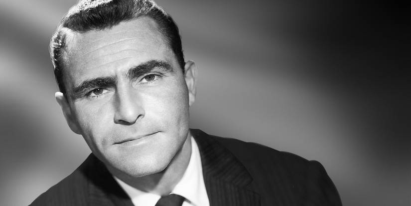 A promotional shot of Rod Serling The Twilight Zone creator, presenter, and writer