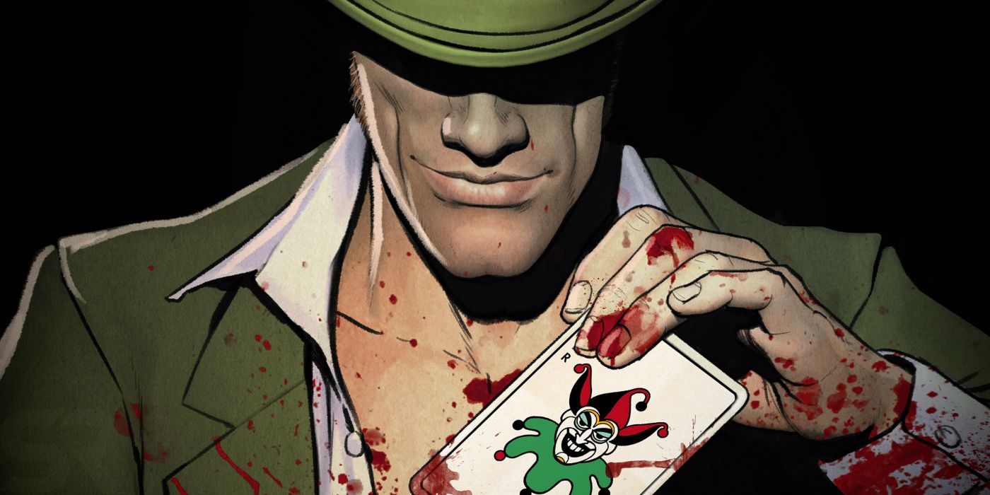 Batman Villain Riddler Comic Art