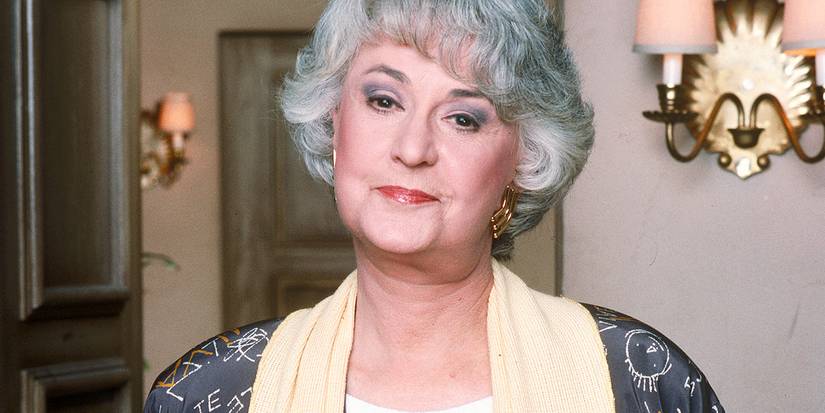Bea Arthur smirking as Dorothy Zbornak on The Golden Girls