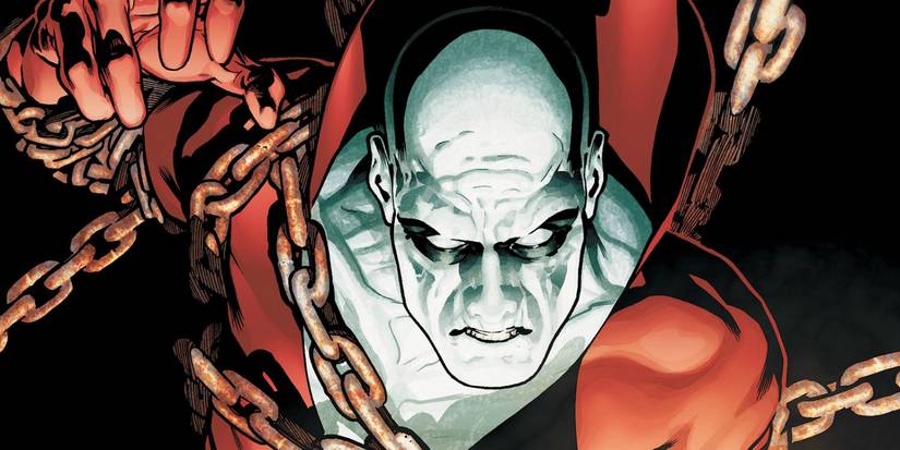 Deadman holding chains in dc comics