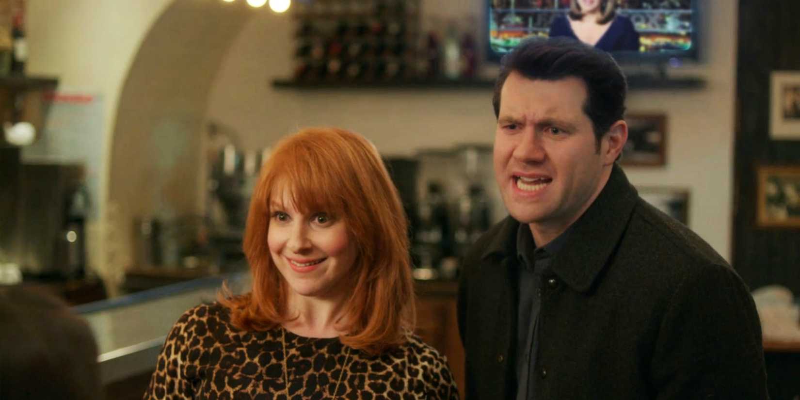 Julie (Julie Klausner) and Billy (Billy Eichner) in Difficult People