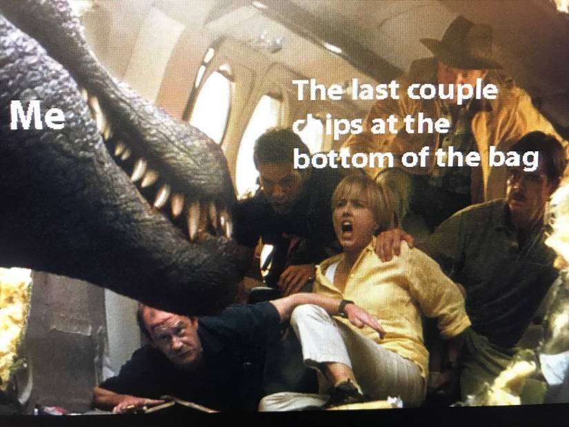 Jurassic Park Meme Du Hadde En Jobb Ved En Base I Lago Colhue Hiapi I