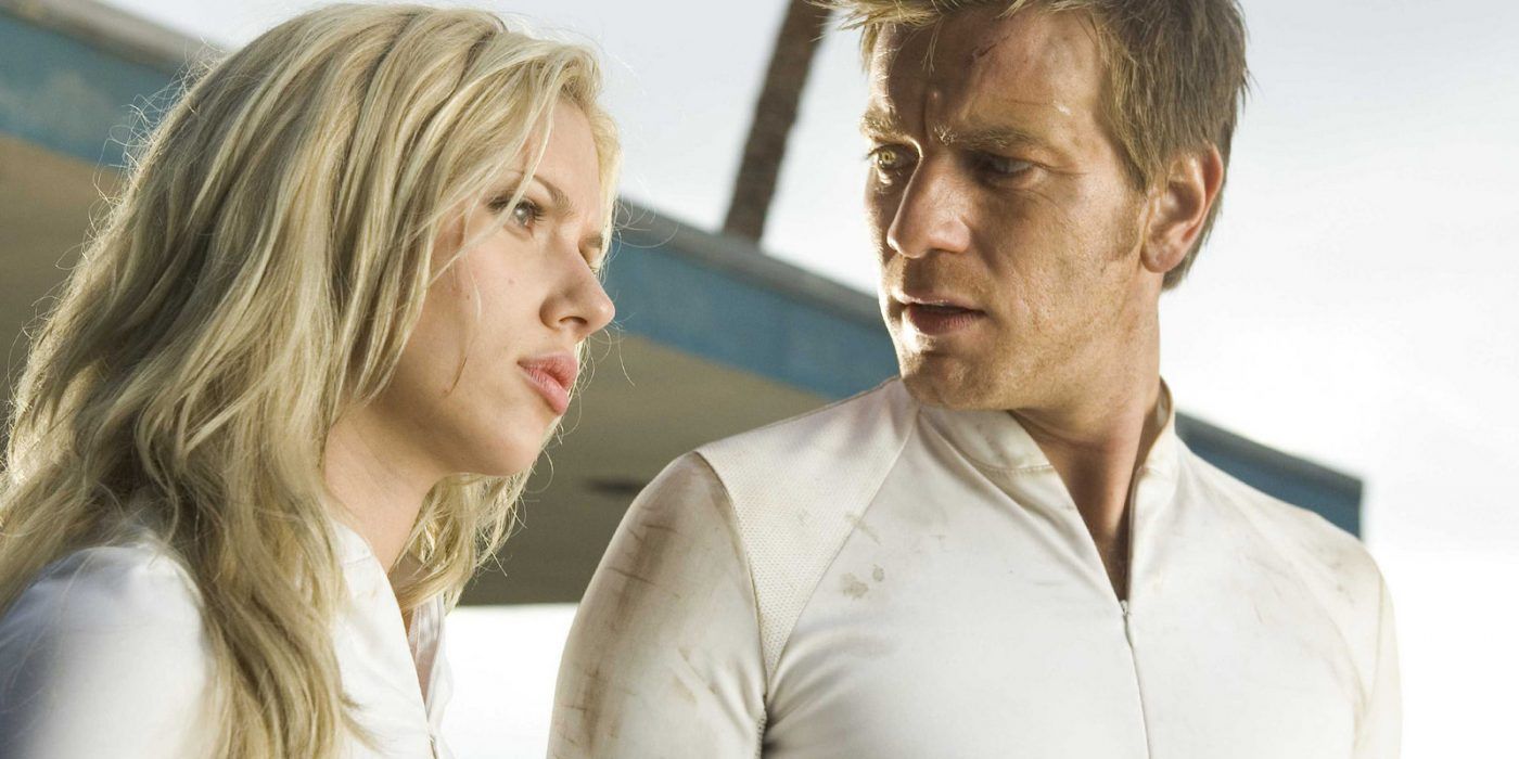Scarlett Johansson and Ewan McGregor in The Island 2005 e1569526566213