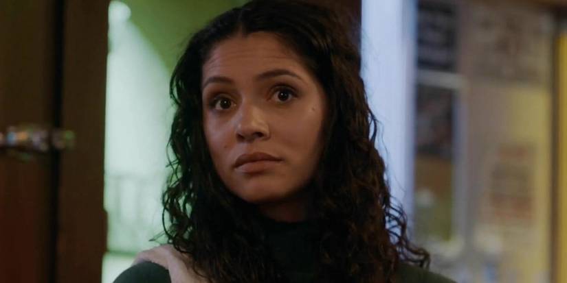 Stella Kidd looking curious in Chicago Fire