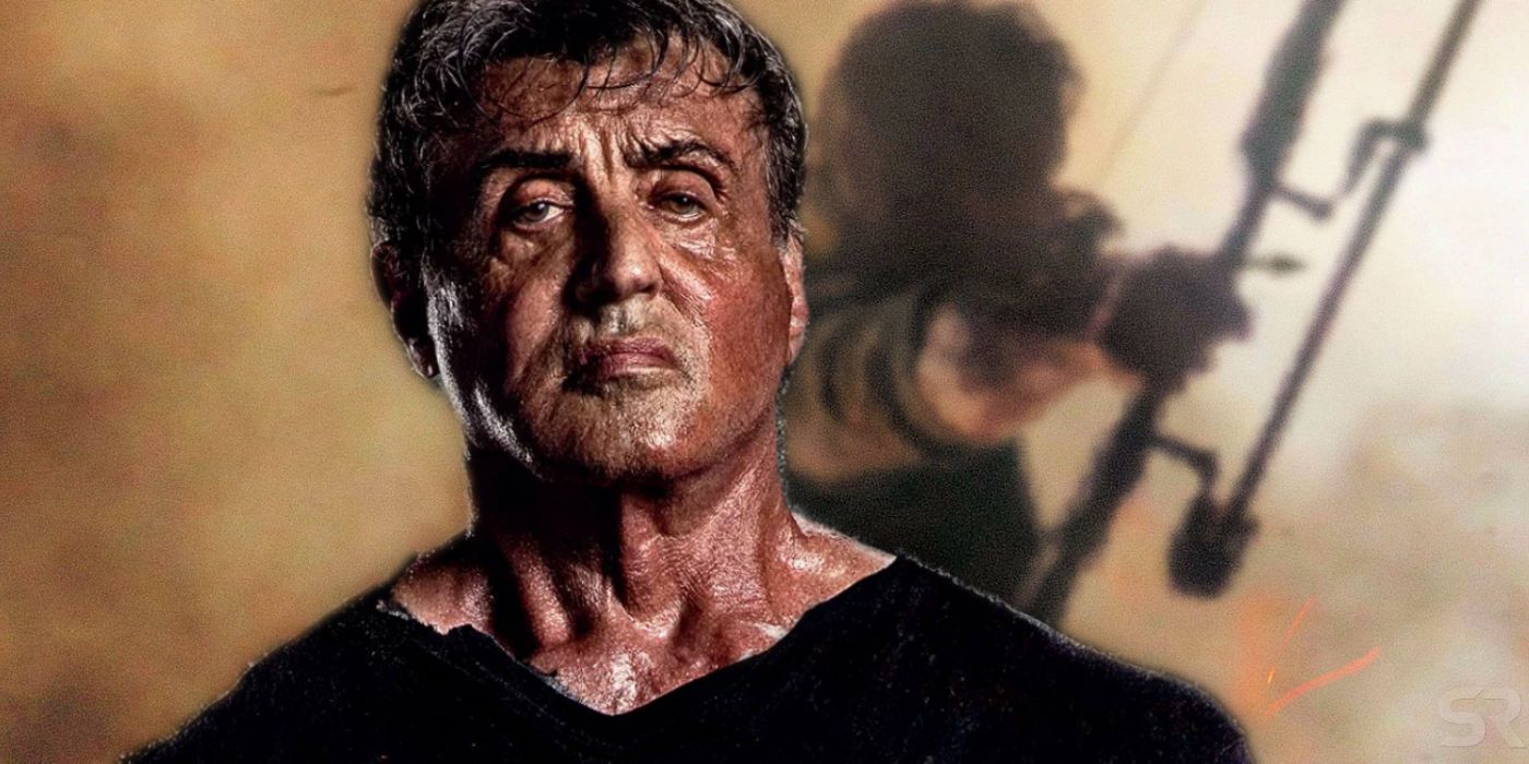 Sylvester Stallone as Rambo and Last Blood Poster