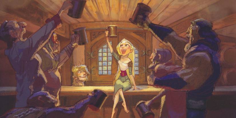 Rapunzel And Flynn Concept Art Disney Releases 'Tangled' Prequel About