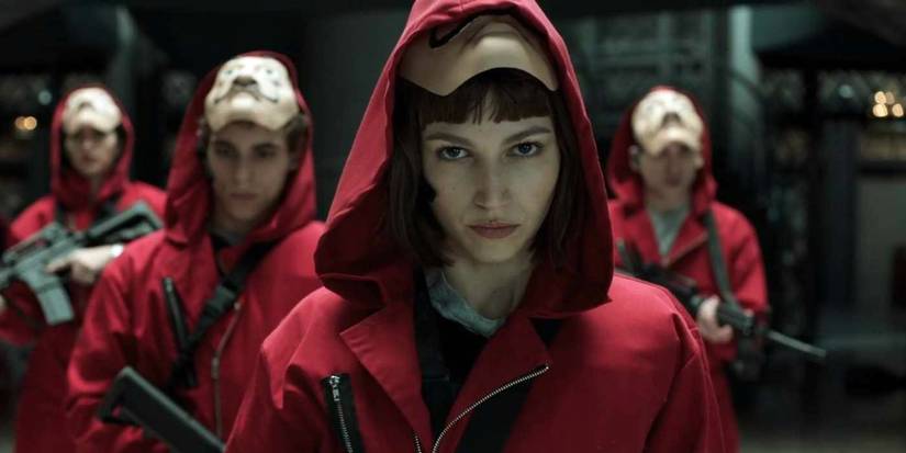 Ursula Corbero as Tokyo in Money Heist