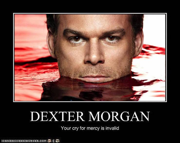 Dexter Face Shield Meme