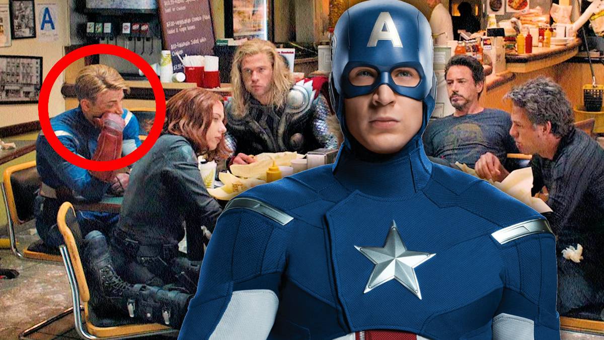 Why Captain America Isn’t Eating During The Avengers’ Shawarma Scene