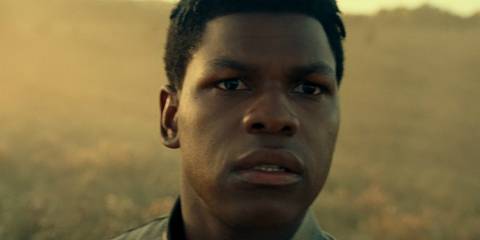 Finn looks shocked in Star Wars The Rise of Skywalker