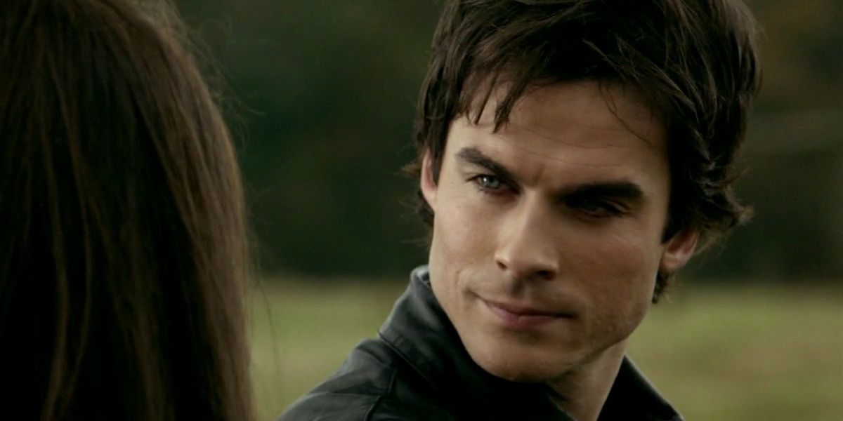 Ian Somerhalder as Damon Salvatore in TVD For entry TVD had better character development