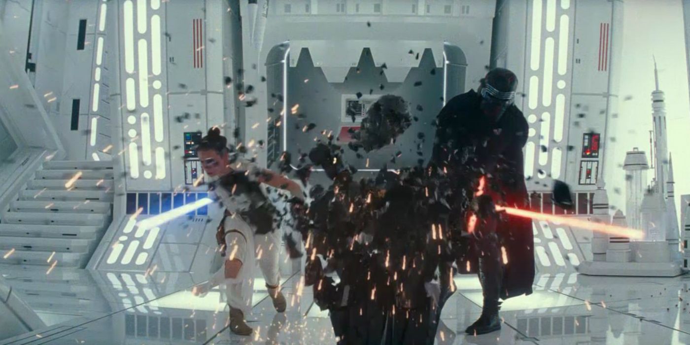 Rey and Kylo Ren Vaders Mask Star Wars 9