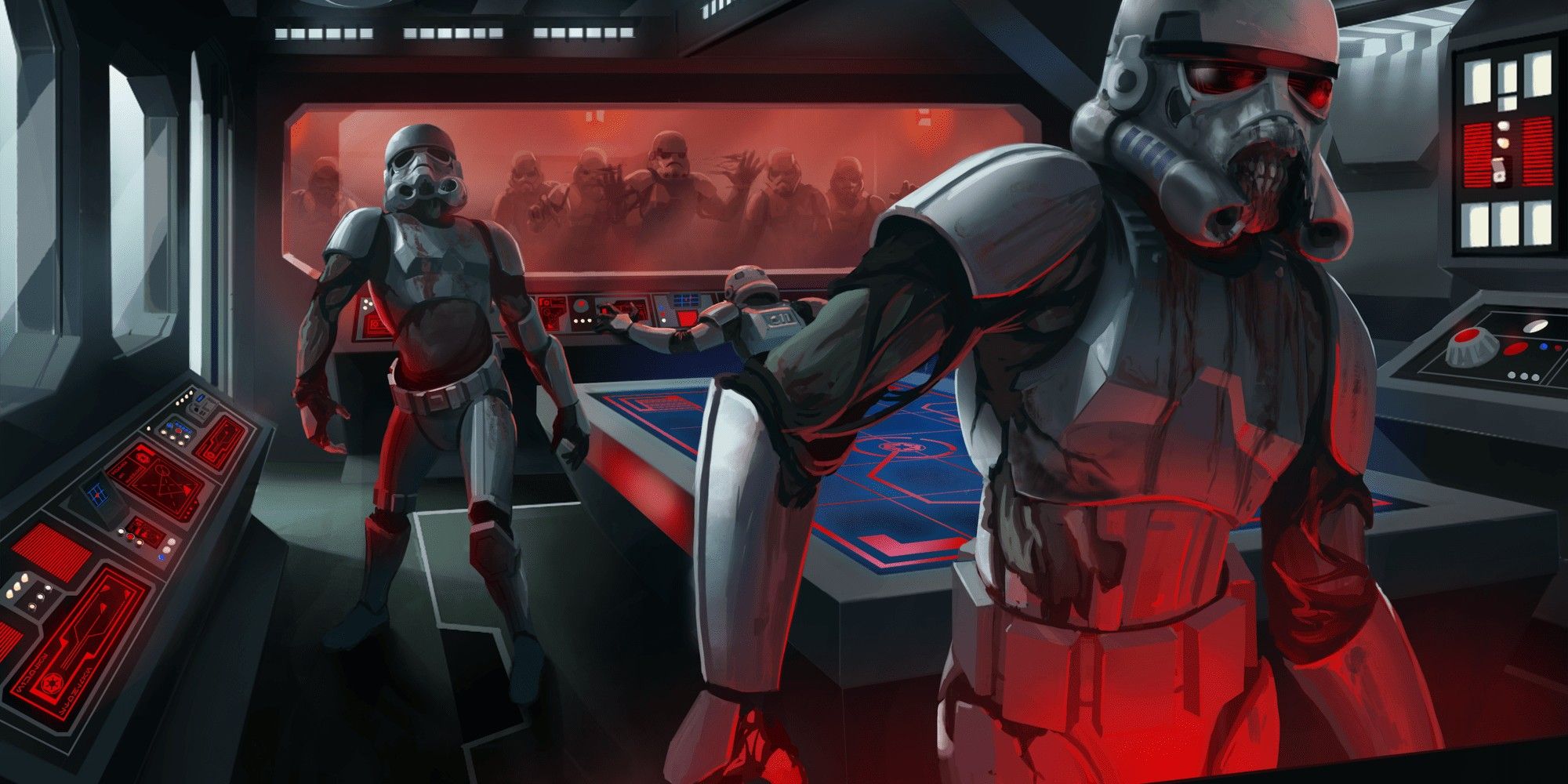 Zombie Storm Troopers in the novel Death Troopers