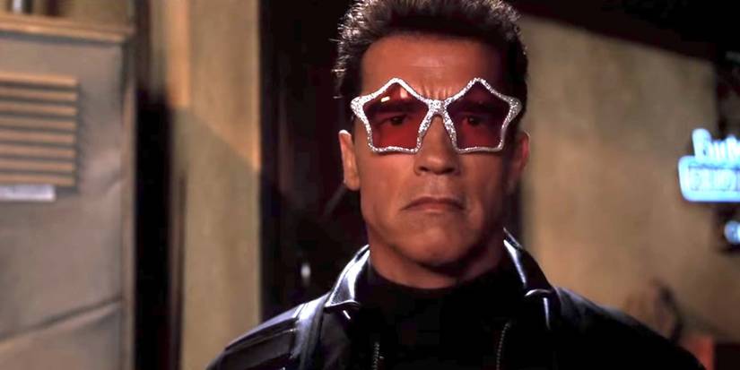 Arnold Schwarzenegger nei panni del T-850 in Terminator 3: L'alba delle macchine