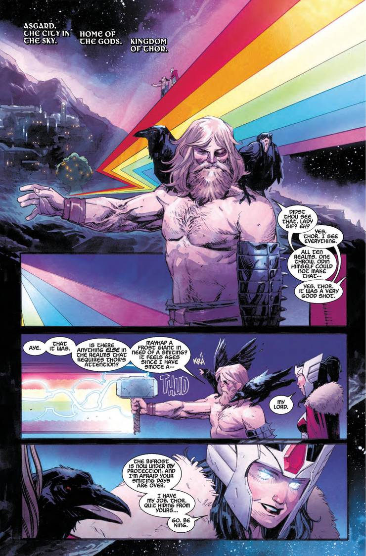 Exclusive Preview Thor 1 Sends A Message To The Ten Realms