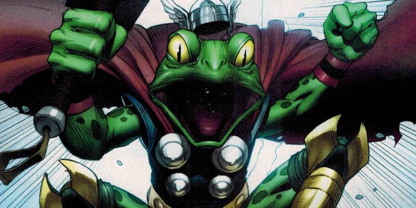 Throg attacking an off panel opponent