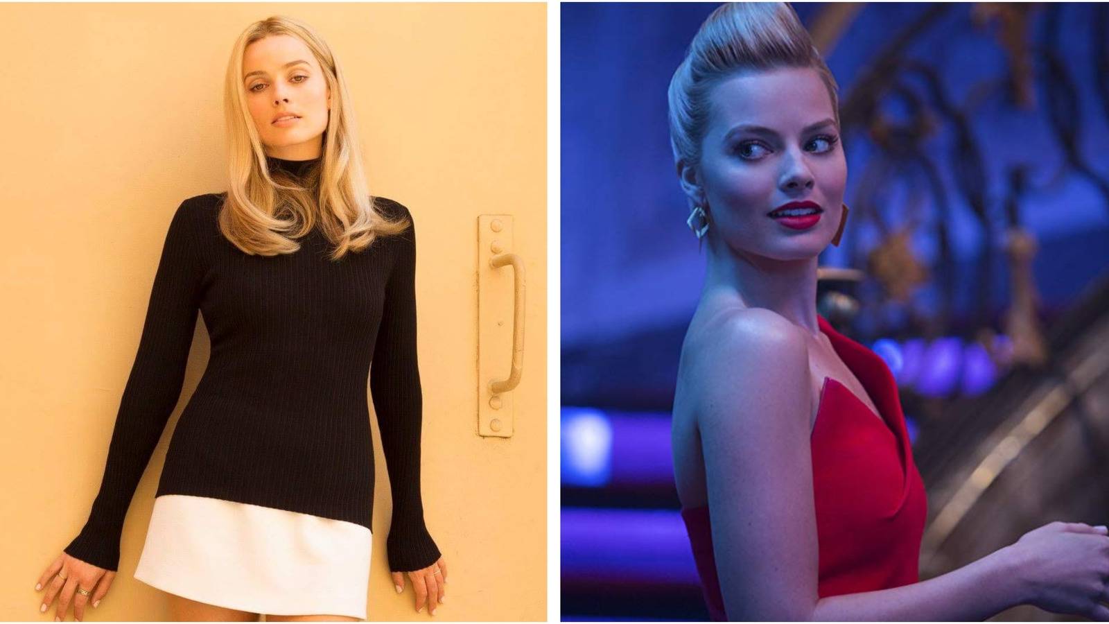 margot robbie wolf of wall street black dress Margot Robbie Blue Dress The Wolf Of Wall Street – LausenCrafts