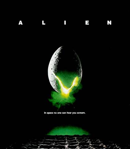 Alien 1979 ملصق فيلم رأسي
