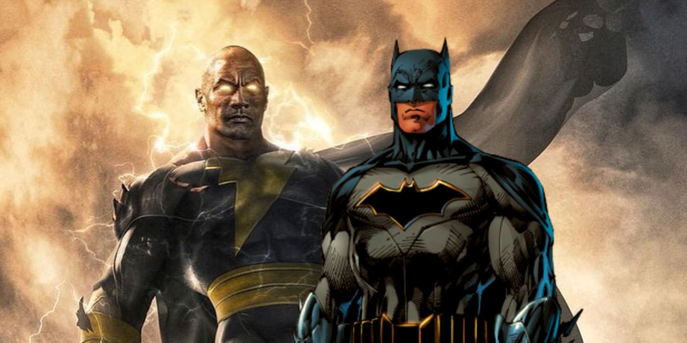 Batman Invites Dwayne Johnson (Not Black Adam) To Visit The Batcave