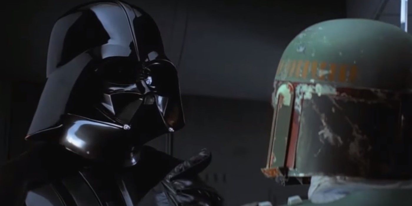 Darth Vader Boba Fett in Star Wars Empire Strikes Back