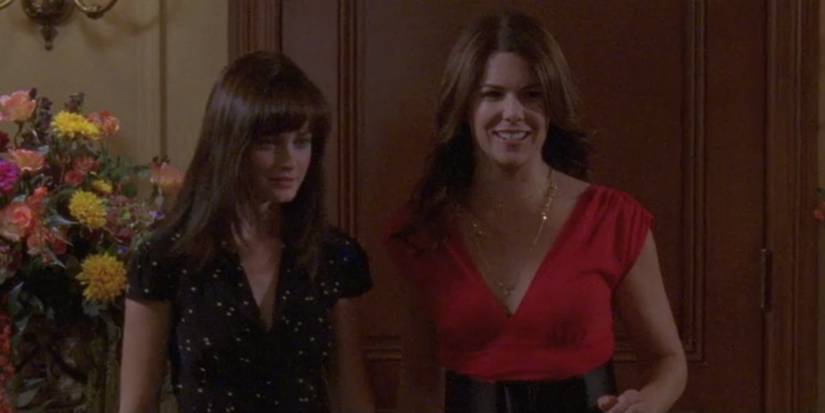 lorelai gilmore red dress Lorelai graduation dress