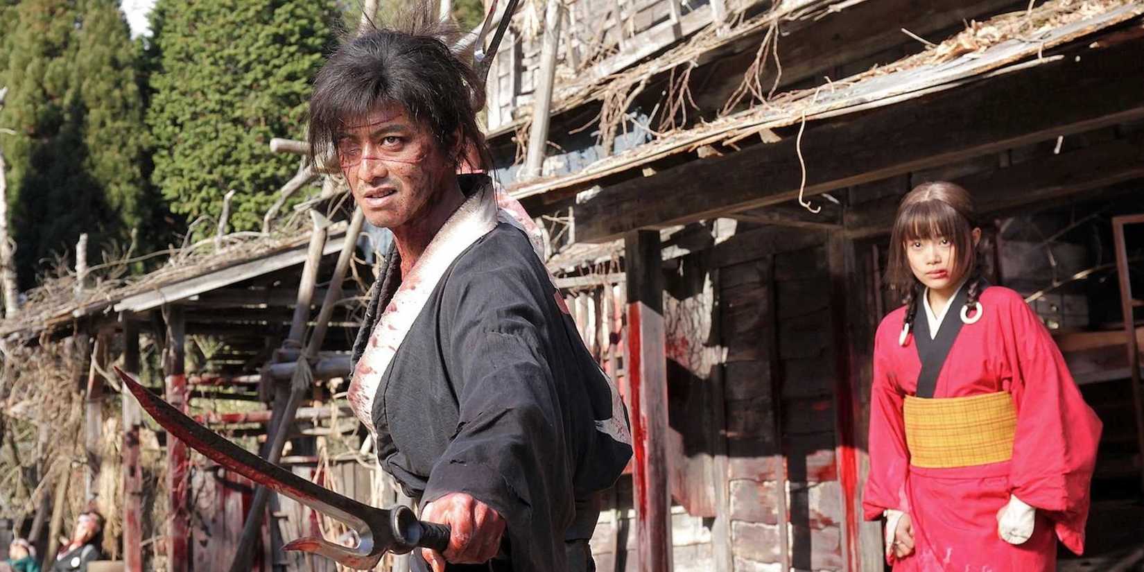 Manji and Rin in Blade of the Immortal, 2017
