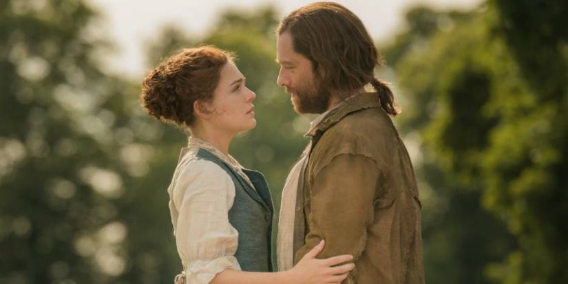Roger and Brianna reunited on Outlander
