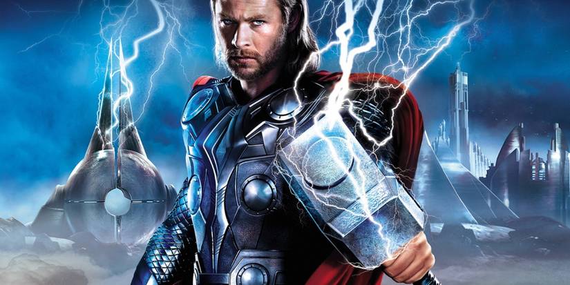 Thor Hammer Mjolnir with Lightning