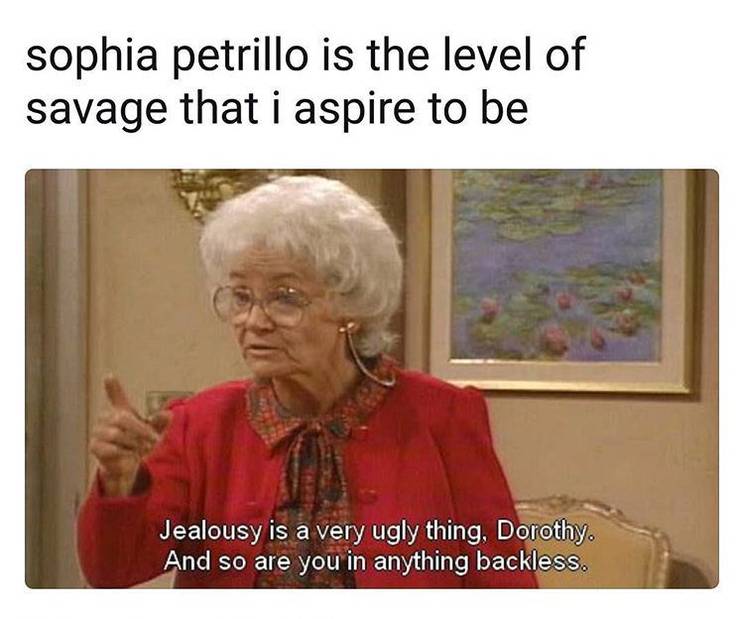 Sophia Golden Girl Memes