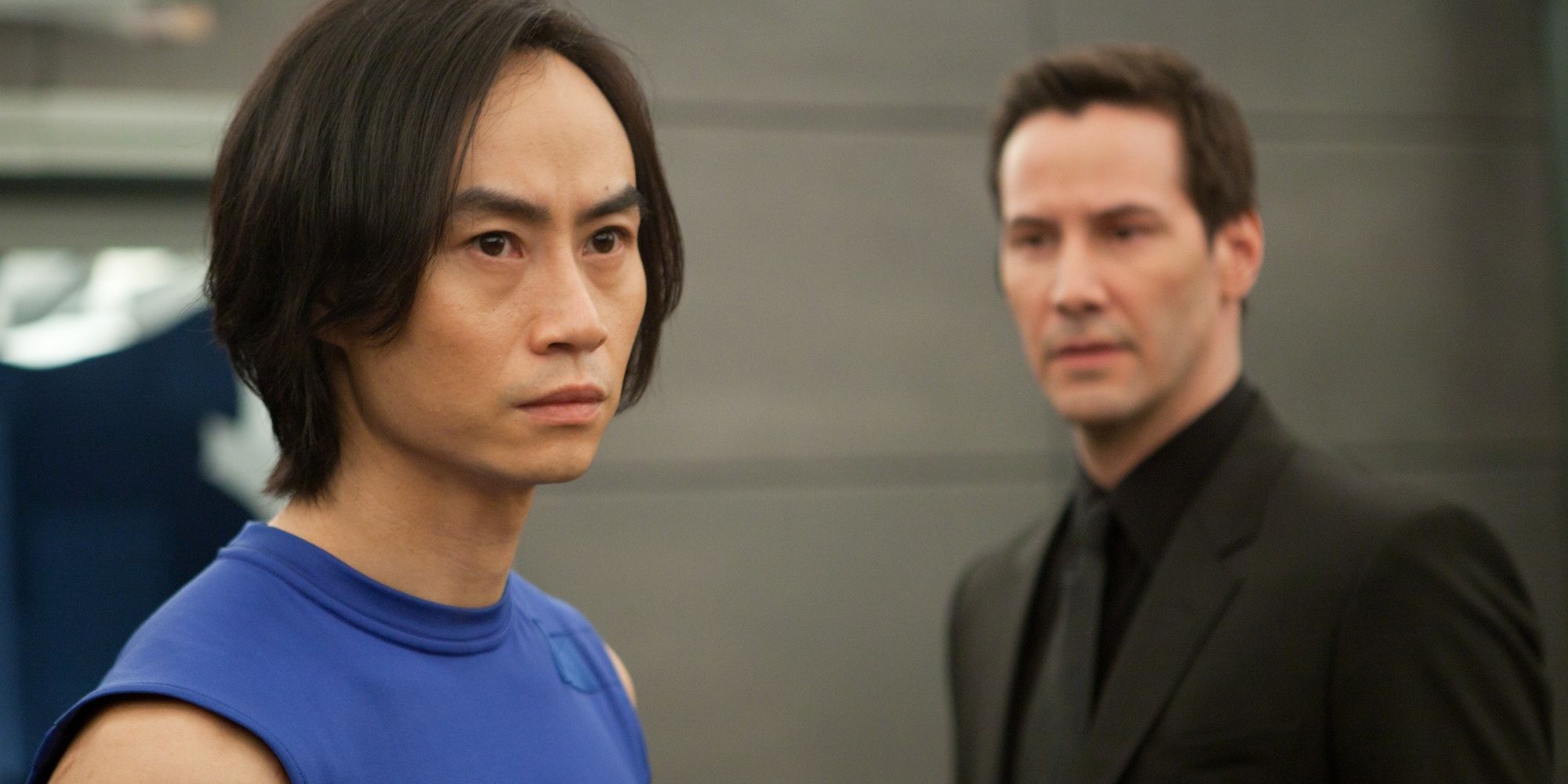 Tiger Chen and Keanu Reeves in Man of Tai Chi