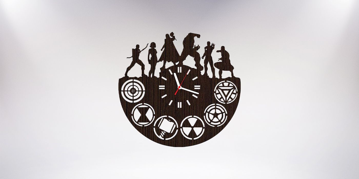 Avengers Wooden Wall Clock