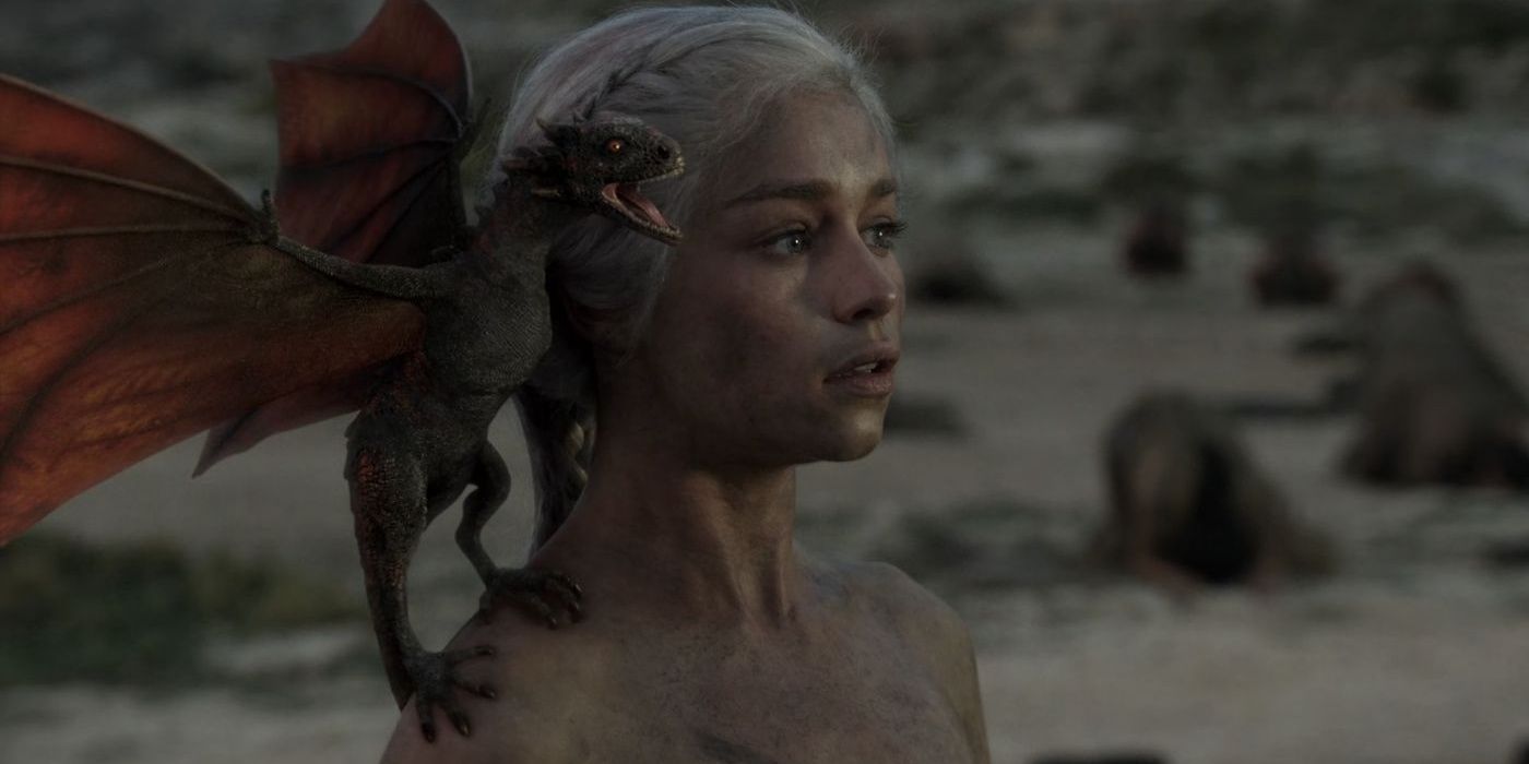 Danaerys Fire And Blood Game Of Thrones Cropped