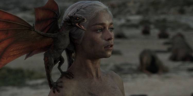 Danaerys Fire And Blood Game Of Thrones Cropped