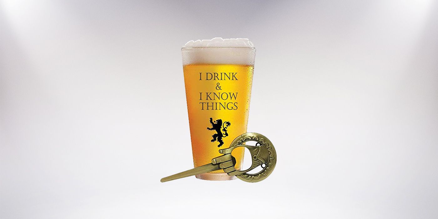 Game of Thrones Beer Glass and Opener