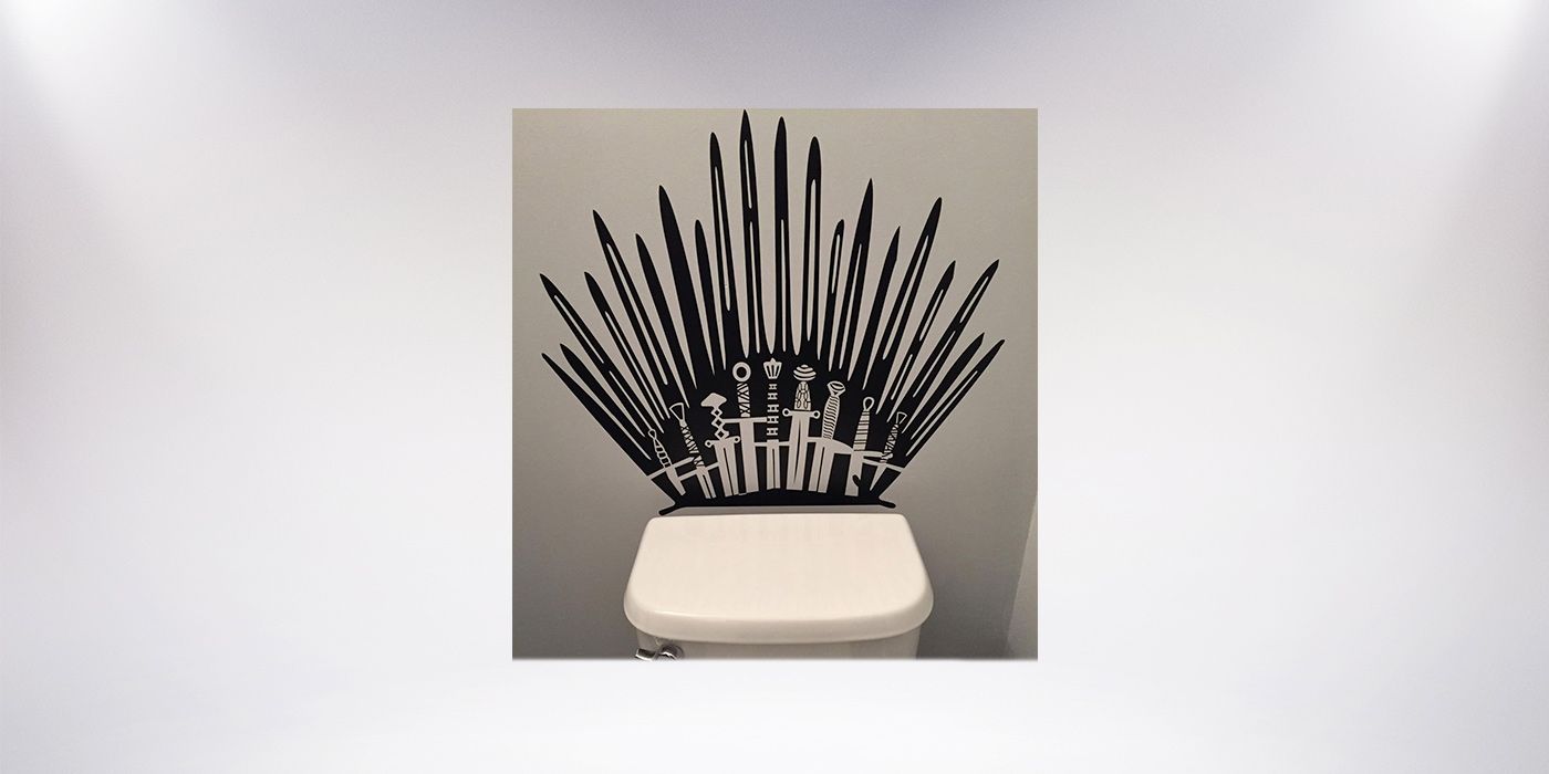 Game of Thrones Parody Inspired Toilet Decal