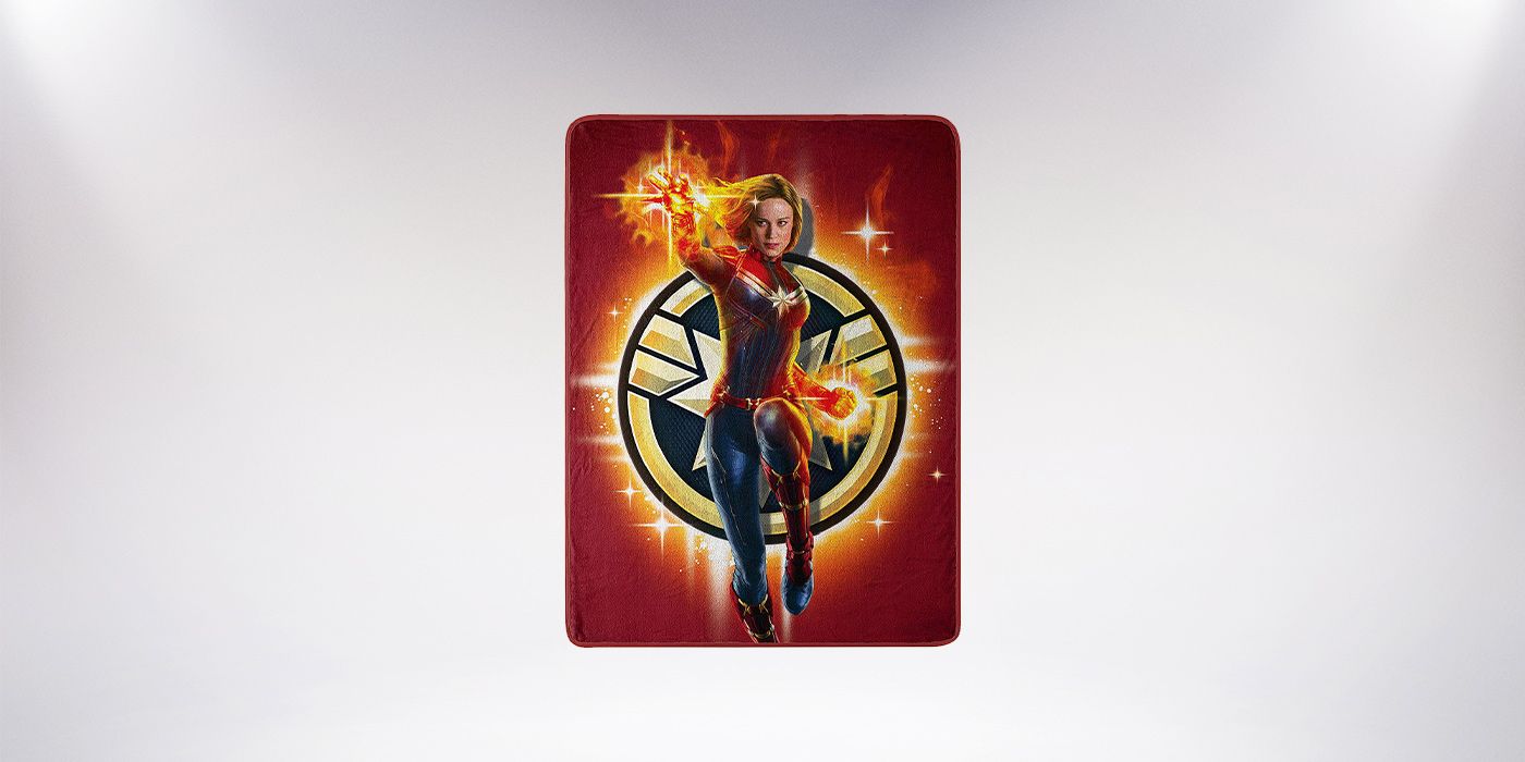 Marvel Captain Marvel Blanket